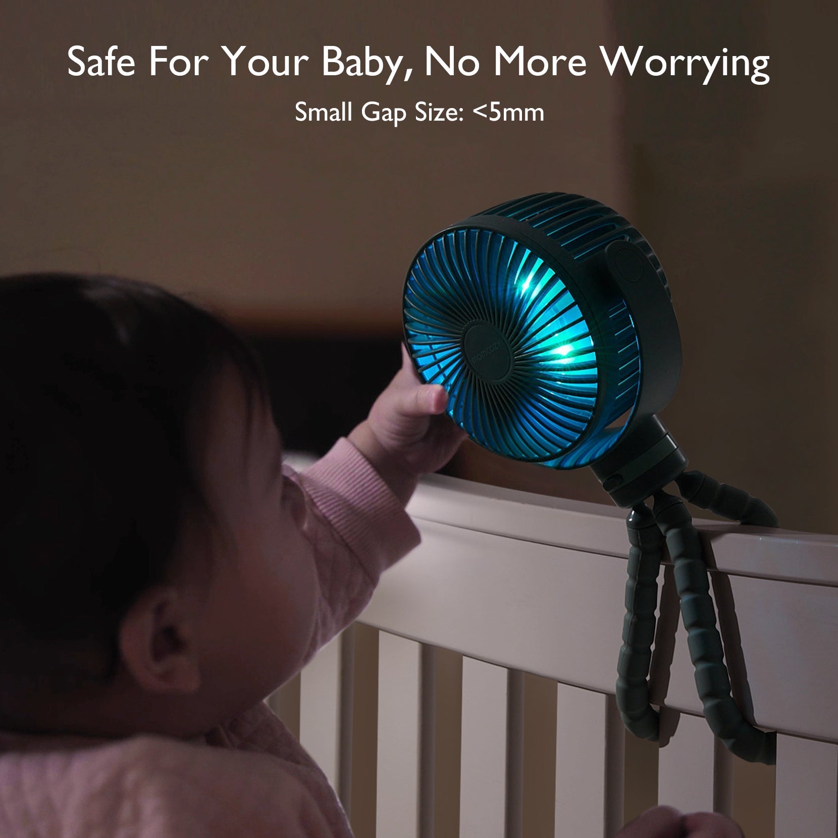 USB Rechargeable Handheld Cooling Fan for Travel