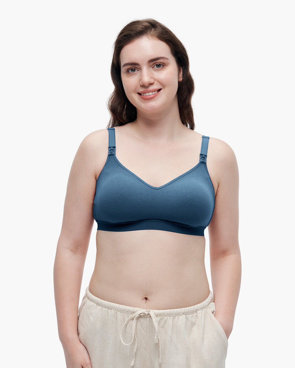 Momcozy Tencel™ Fabric Seamless Breast Pump Bra